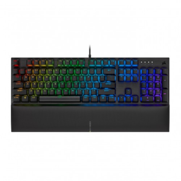 Corsair K60 RGB Pro Mechanical Gaming Keyboard - CHERRY Mechanical Keyswitches - Durable AluminumFrame - Customizable Per-Key RGB Backlighting, Black